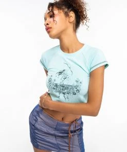 [CAPRICIEUX] Summer 22 Artemis Tshirt (LIGHT BLUE) Best Sellers