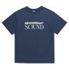 [ALMOSTBLUE] Summer 22 ALMOSTBLUE SOUND LOGO T-SHIRT - NAVY