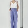 [MAKEATOAST] SS 22 WIDE SLACKS LILAC Best Sellers