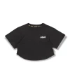 [CHAPCHAP] SS 22 Lettering Crop Tee(Black)