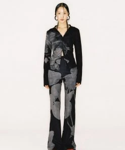 [NACHE] FW 21 HALF TONE JERSEY SHIRT