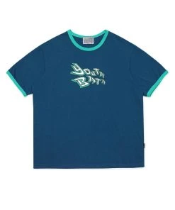 [YOUTHBATH] Summer 22 YB Logo Short-sleeved T-shirt_BLUE