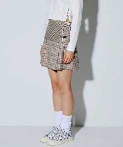 Best Sellers [PLASMASPHERE] SS 22 Olive Skirt [Beige]
