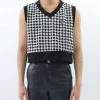 [BASICCOTTON] Summer 22 Dia Vest - BLACK