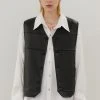 Best Sellers [ANOTHER YOUTH] FW 21 Logo Leather Vest