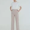 [MAKEATOAST] SS 22 TWILL SPANDEX SLACKS BEIGE