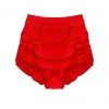 [CREVY] SS 22 Full Shirring Water High Waist Bikini Pants (red) Best Sellers
