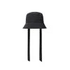 [MOLMANON] Seasonless Two Way Bucket Hat - Black