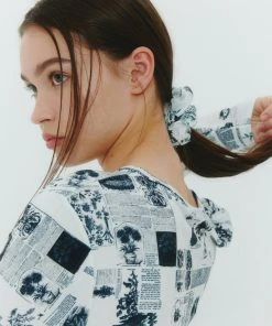 [ROCCI ROCCI] Seasonless Fairy Garden Scrunch (BLACK) Best Sellers