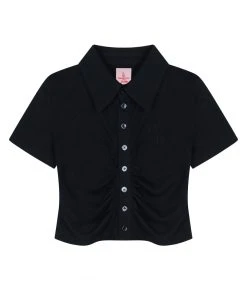 Best Sellers [HIGH SCHOOL DISCO] Summer 22 HSD SYMBOL LOGO CROP SHIRT