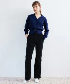 Best Sellers [ANEDIT] Summer 22 Terry Banding Pants_BK