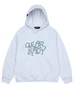 Best Sellers [MADMARS] SS 22 Clear Baby Hoodie Melange Grey