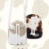 [ALMOSTBLUE] Seasonless FLUFFY COW CROSS BAG Best Sellers