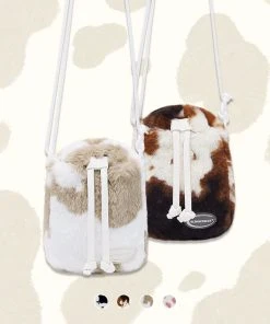[ALMOSTBLUE] Seasonless FLUFFY COW CROSS BAG Best Sellers