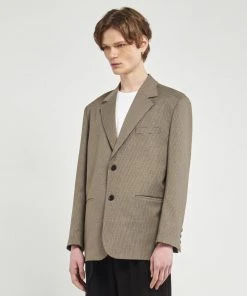 [DWSCOMPANY] SS 22 Oversized Hound Check Blazer