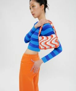 [SAYSRA] Seasonless SMALL WAVE BAG [ORANGE]