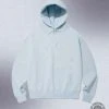 [CONECTX] SS 22 Velvet Flocking Oversized Hoodie (sky Blue Ver.)