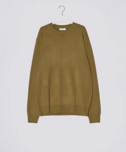 [DWSCOMPANY] SS 22 Cashmere Round Knitwear(Dark Olive) Best Sellers