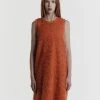 [MEENDERI] SS 22 FLUFFY DRESS - ORANGE Best Sellers