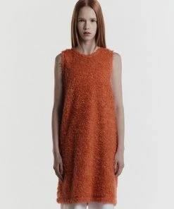 [MEENDERI] SS 22 FLUFFY DRESS - ORANGE Best Sellers