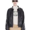 [13MONTH] SS 22 SHIP DATE_LEATHER BOMBER JACKET (BLACK) Best Sellers