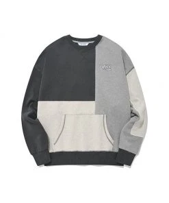 [PHOS333] SS 22 Patchwork MTM Pullover/Grey Best Sellers
