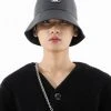 [BASICCOTTON] Seasonless BCN Bucket Hat - LEATHER