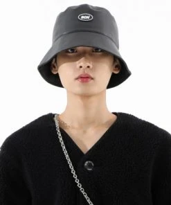 [BASICCOTTON] Seasonless BCN Bucket Hat - LEATHER