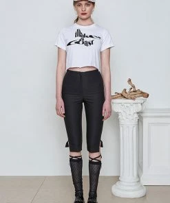 [MAKEATOAST] SS 22 HALF SLIM SLIT PANTS BLACK Best Sellers