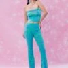 Best Sellers [EXPIRED GIRL] SS 22 Wavy Tube Top BLUE GREEN