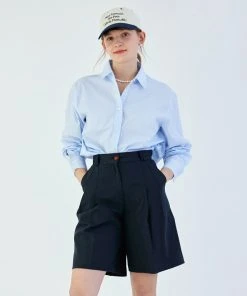 [ANEDIT] Summer 22 Pintuck Bermuda Pants_DN Best Sellers