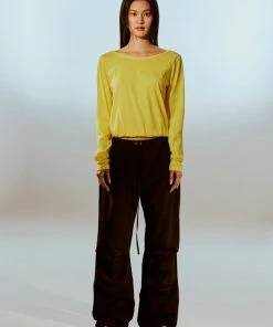 [AGA] Summer 22 WIDE-LEG CARGO PANTS - BLACK