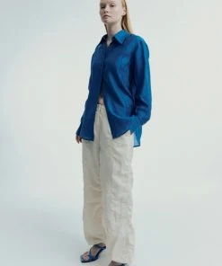 Best Sellers [PARKSSY] SS 22 Nylon Track Pants_Ivory