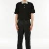 [ANOTHER YOUTH] Summer 22 Front Slit Pants - Black