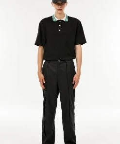 [ANOTHER YOUTH] Summer 22 Front Slit Pants - Black