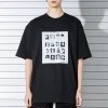 [MASSNOUN] SS 22 MONO GALLERY OVERSIZED T-SHIRTS MSTTS003-BK