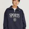 [CRUMP] SS 22 [Napping] Sports Emblem Zip-up Collar Sweatshirt (CT0346-1) Best Sellers