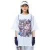 Best Sellers [FEVERTIME] SS 22 The Moment Graphic Short-Sleeved T-Shirt White
