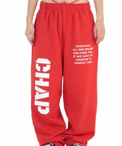 [CHAPCHAP] FW 21 Army Chap Sweat Pants (Red)