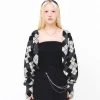 Best Sellers [FEVERMINUTE] FW 21 MINUTE ARGYLE BOLLERO CROP CARDIGAN