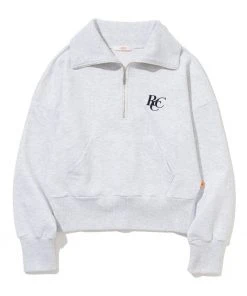 [ROCCI ROCCI] Summer 22 RCC Half Zipup Sweatshirt (OATMEAL) Best Sellers