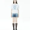 Best Sellers [LARTIGENT] Summer 22 GRADATION DENIM SKIRT(BLUE)