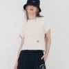 UNORMAL [UNUSUALNORMAL] SS 22 SYMBOL KNIT TOP_IVORY