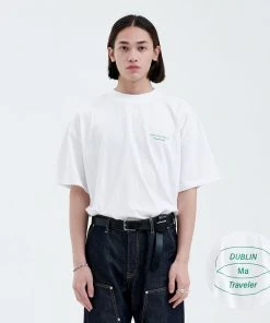 [LA MER MA MAISON] Summer 22 INTERSECTION LOGO HALF-T WHITE