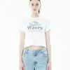 [LARTIGENT] Summer 22 WAVES T-SHIRT(WHITE) Best Sellers