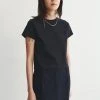 [REPOS] SS 22 COTTON ROUND T-SHIRTS (NAVY) Best Sellers