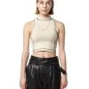 Best Sellers [INPREP] SS 22 ACTIVE CROP TOP (IVORY)