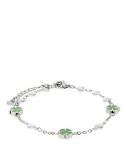 [STEEL EDITION] Seasonless Four-leaf Clover Heart Chain Bracelet Best Sellers