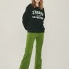 [LARTIGENT] Winter 21 CORDUROY BOOTS CUT PANTS(GREEN)