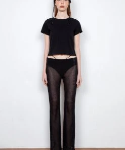 [PAIN OR PLEASURE] Summer 22 NIOBE PANTS Black